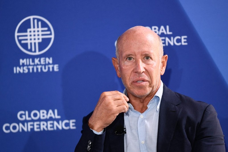Barry Sternlicht, Chairman and CEO, Starwood Capital Group, speaks during the Milken Institute Global Conference in Beverly Hills, California, on May 3, 2022. (Photo by Patrick T. FALLON / AFP)