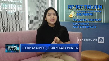Video: Coldplay Konser, Cuan Negara Moncer