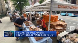 Video: Inflasi AS Melambat, IHK Oktober Naik 3,2% (YoY)
