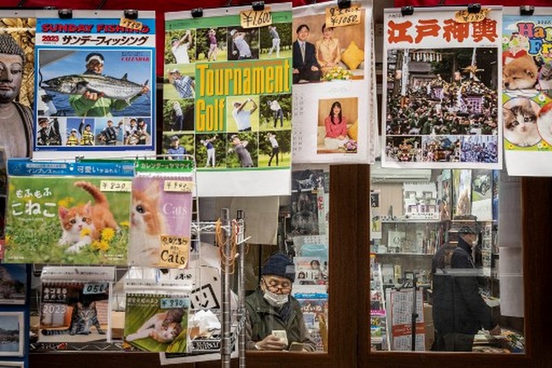 Jepang di ambang Resesi. (AP Photo/Eugene Hoshiko, File)