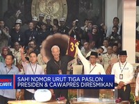 KPU Resmi Umumkan Nomor Urut Paslon Presiden & Cawapres