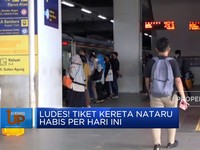 Video: Ludes! Tiket Kereta Nataru Habis Per Hari Ini