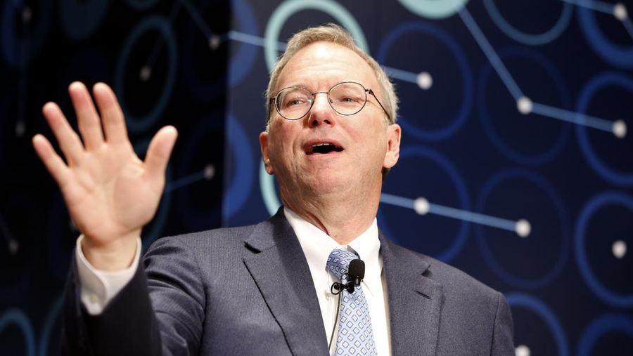 Mantan CEO Google, Eric Schmidt. (AP Photo/Lee Jin-man/File Foto)
