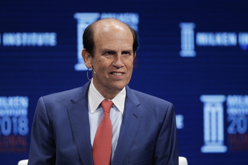 US-ECONOMY-MILKEN Barry Sternlicht, Chairman and CEO, Starwood Capital Group, speaks during the Milken Institute Global Conference in Beverly Hills, California, on May 3, 2022. (Photo by Patrick T. FALLON / AFP)