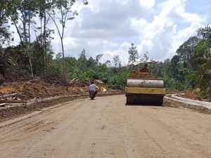 Jalan Provinsi 10 Km di Bangka Dibangun, Telan Biaya Rp 38 M
