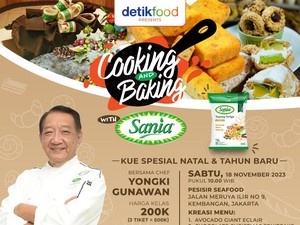 Sania Baking Class: Banyak Hadiah Keren dan Resep Kue Spesial dari Chef Yongki