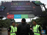 Intip Pengamanan & Penutupan Jalan DKI Jelang Konser Coldplay