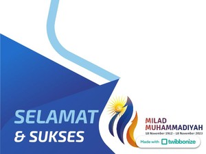 25 Link Twibbon Milad Ke-111 Muhammadiyah 18 November 2023