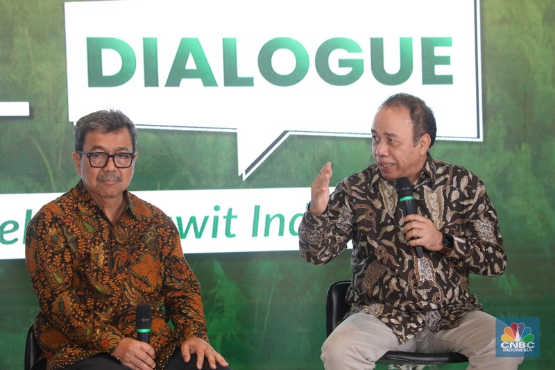 Suasana Special Dialogue 'Menata Masa Depan Sawit Indonesia, di Jakarta Kamis (16/11/2023). (CNBC Indonesia/Tri Susilo)gue 'Menata Masa Depan Sawit Indonesia, di Jakarta Kamis (16/11/2023). (CNBC Indonesia/Tri Susilo)