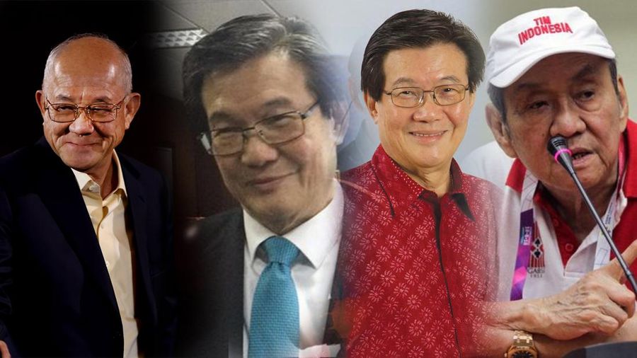 Foto kolase Prajogo, Low Tuck Kwong, Robert Hartono, dan Bambang Hartono. (CNBC Indonesia)