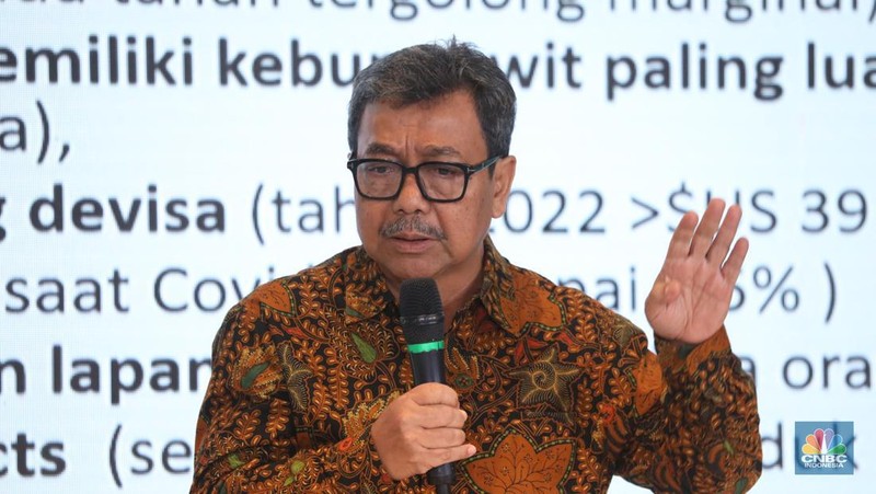 Suasana Special Dialogue 'Menata Masa Depan Sawit Indonesia, di Jakarta Kamis (16/11/2023). (CNBC Indonesia/Tri Susilo)gue 'Menata Masa Depan Sawit Indonesia, di Jakarta Kamis (16/11/2023). (CNBC Indonesia/Tri Susilo)