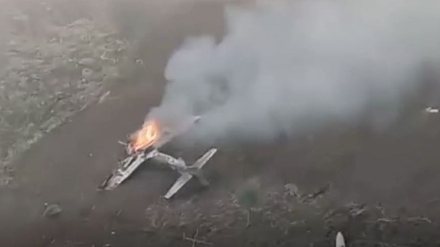 Pesawat TNI AU jatuh di Pasuruan. (Tangkapan Layar Video CNN Indonesia)