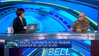 Pesta Durian Runtuh Bubar, Ekspor RI Jatuh 10,4%