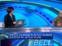 Pesta Durian Runtuh Bubar, Ekspor RI Jatuh 10,4%