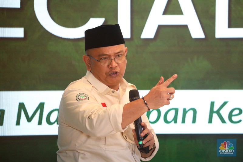 Suasana Special Dialogue 'Menata Masa Depan Sawit Indonesia, di Jakarta Kamis (16/11/2023). (CNBC Indonesia/Tri Susilo)gue 'Menata Masa Depan Sawit Indonesia, di Jakarta Kamis (16/11/2023). (CNBC Indonesia/Tri Susilo)