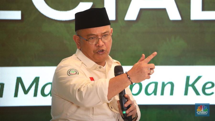 Suasana Special Dialogue 'Menata Masa Depan Sawit Indonesia, di Jakarta Kamis (16/11/2023). (CNBC Indonesia/Tri Susilo)gue 'Menata Masa Depan Sawit Indonesia, di Jakarta Kamis (16/11/2023). (CNBC Indonesia/Tri Susilo)