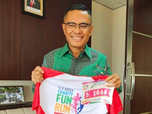 Eks Menperin Siap Ikut Lari di Gelaran CT Arsa Charity Fun Run 2023