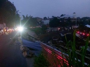 DJKA: Perbaikan Tebing Longsor di Jl Raya Batutulis Rampung 2 Pekan