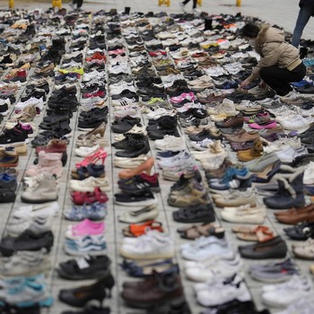 2.000 Sepatu, Potret Demo Korsel ke Perang Gaza Palestina