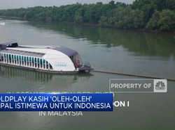 Coldplay Kasih 'Oleh-oleh' Kapal Istimewa Untuk Indonesia