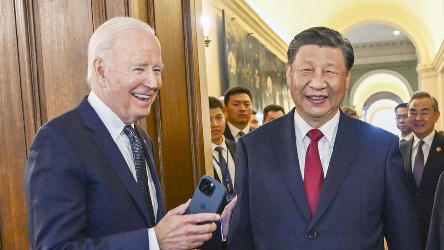 Presiden Amerika Serikat, Joe Biden dan Presiden China, Xi Jinping. (X/SpokespersonCHN)
