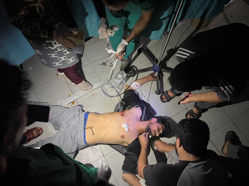 Suasana Rumah Sakit (RS) Indonesia di Jalur Gaza, Kamis (16/11/2023). (REUTERS/Fadi Alwhidi) Suasana Rumah Sakit (RS) Indonesia di Jalur Gaza, Kamis (16/11/2023). (REUTERS/Fadi Alwhidi)