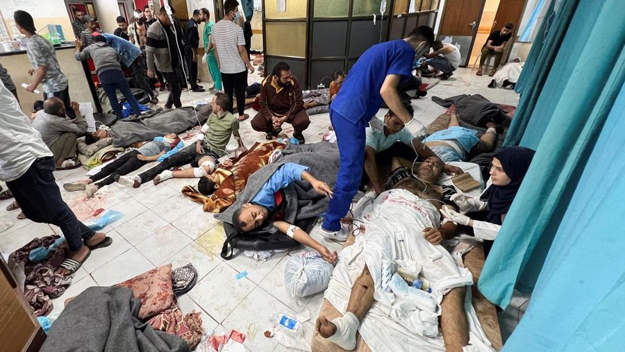 Israel serang RS Indonesia di Jalur Gaza. (Dok. Media Sosial)