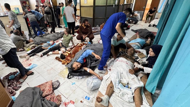 Israel serang RS Indonesia di Jalur Gaza. (Dok. Media Sosial)