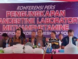 Gerebek Lab Narkoba Jaringan China di Tangerang, Polisi Buru 3 DPO