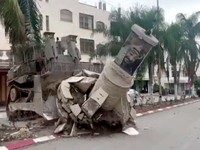 Detik-Detik Israel Hancurkan Monumen Pembebasan Palestina