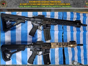 TNI Sita 2 Senpi Laras Panjang Diduga Milik KKB Papua di Nduga