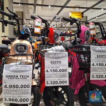 Transmart Full Day Sale, Harga Sepeda Listrik Jadi Segini!