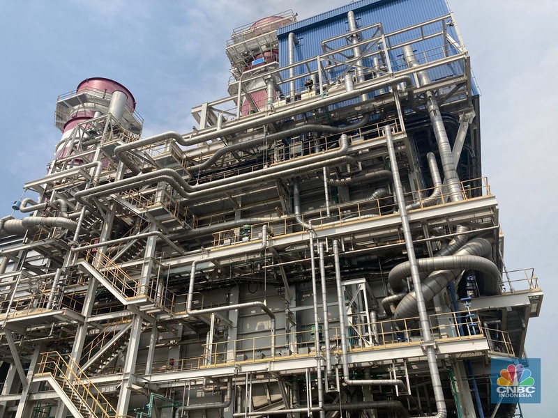 Acara Peresmian Green Hydrogen Plant oleh PT PLN (Persero) di PLTGU Tanjung Priok, Jakarta, Senin (20/11/2023). (CNBC Indonesia/Verda Nano Setiawan) Acara Peresmian Green Hydrogen Plant oleh PT PLN (Persero) di PLTGU Tanjung Priok, Jakarta, Senin (20/11/2023). (CNBC Indonesia/Verda Nano Setiawan)