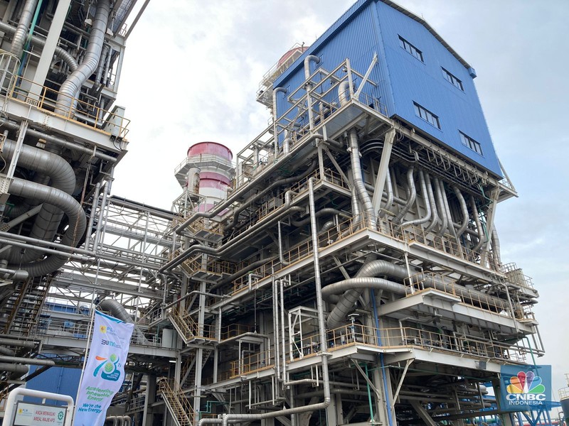 Acara Peresmian Green Hydrogen Plant oleh PT PLN (Persero) di PLTGU Tanjung Priok, Jakarta, Senin (20/11/2023). (CNBC Indonesia/Verda Nano Setiawan) Acara Peresmian Green Hydrogen Plant oleh PT PLN (Persero) di PLTGU Tanjung Priok, Jakarta, Senin (20/11/2023). (CNBC Indonesia/Verda Nano Setiawan)