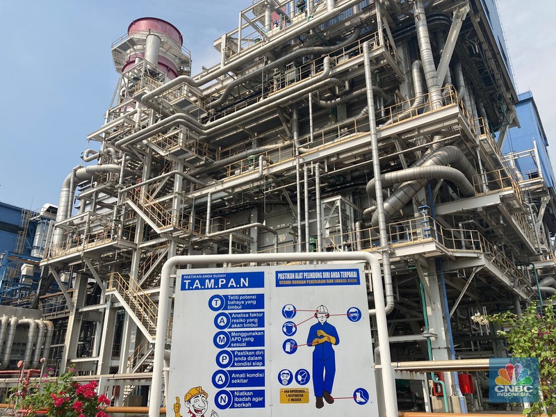 Acara Peresmian Green Hydrogen Plant oleh PT PLN (Persero) di PLTGU Tanjung Priok, Jakarta, Senin (20/11/2023). (CNBC Indonesia/Verda Nano Setiawan) Acara Peresmian Green Hydrogen Plant oleh PT PLN (Persero) di PLTGU Tanjung Priok, Jakarta, Senin (20/11/2023). (CNBC Indonesia/Verda Nano Setiawan)