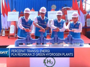 Genjot Transisi Energi, PLN Resmikan 21 Green Hydrogen Plants