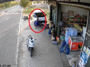Pemuda Asal Palembang Curi BBM di Bangka, Terekam CCTV hingga Viral