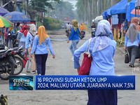16 Provinsi Ketok UMP 2024, Maluku Utara Naik 7,5%