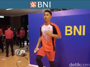 Damas Kalahkan Unggulan Pertama, Lolos ke 8 Besar BNI Sirnas Palembang