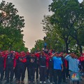 Buruh Demo UMK, Kawasan Industri di Cikarang Sampai Tol Macet