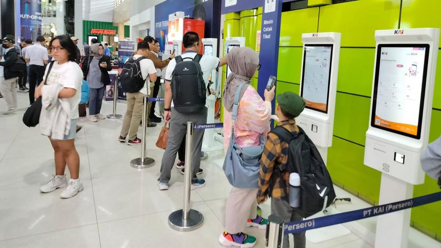 Ilustrasi Face Recognition di stasiun kereta api. (Dok. KAI)