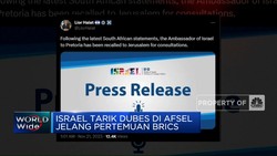 Video: Israel Tarik Dubes di Afsel Jelang Pertemuan BRICS
