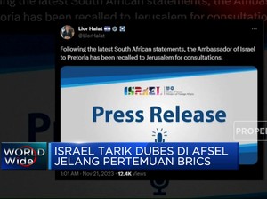 Video: Israel Tarik Dubes di Afsel Jelang Pertemuan BRICS