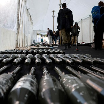 Penampakan Senjata Hamas Hasil Jarahan Israel di Perang Gaza