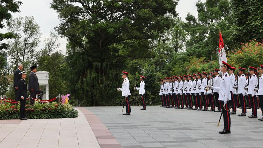 Prabowo Terima Penghargaan Militer Tertinggi dari Pemerintah Singapura, Darjah Utama Bakti Cemerlang. (Dok Kemenhan)