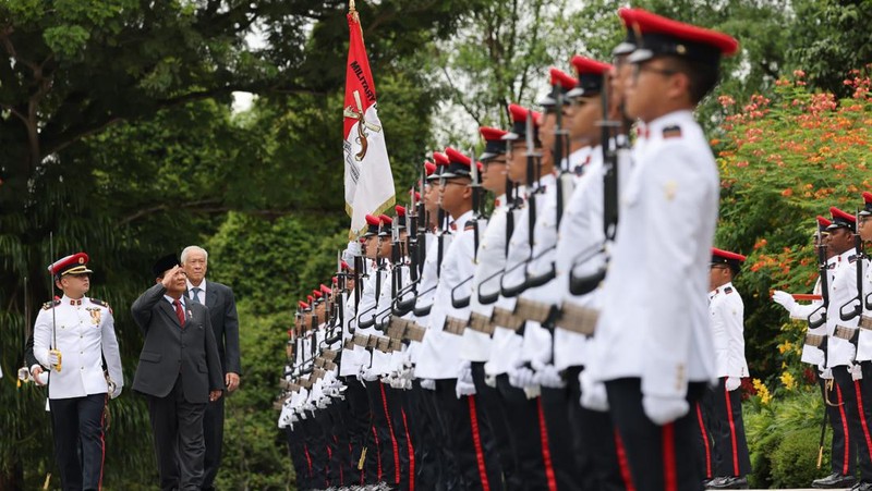 Prabowo Terima Penghargaan Militer Tertinggi dari Pemerintah Singapura, Darjah Utama Bakti Cemerlang. (Dok Kemenhan)