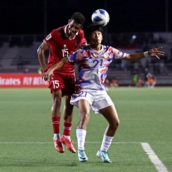 Potret Laga Kualifikasi Piala Dunia, Filipina 1-1 Indonesia