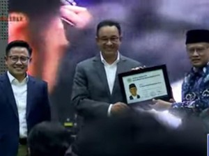 Muhammadiyah Beri Anies-Cak Imin Tanda Anggota Kehormatan