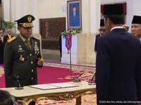 Sah! Jokowi Lantik Agus Subiyanto Jadi Panglima TNI