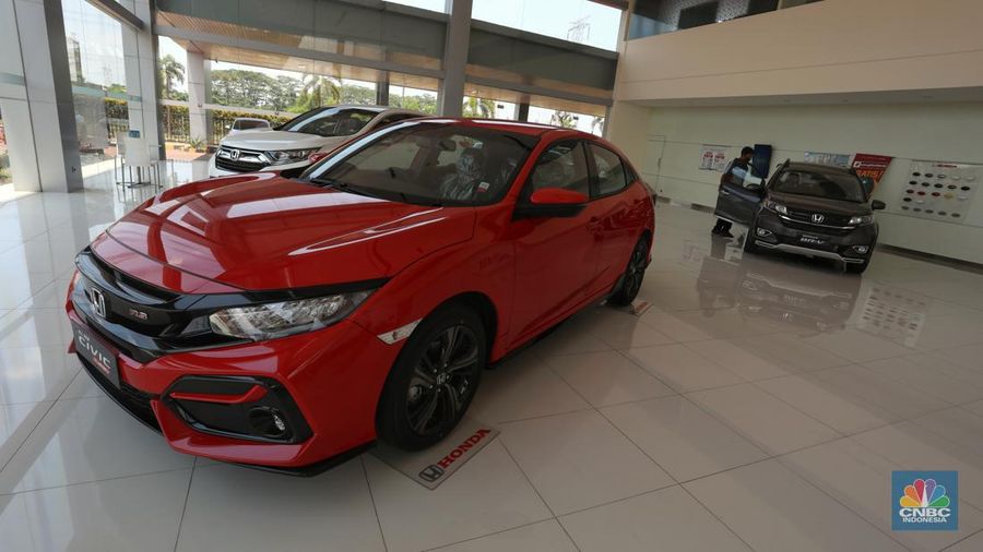 Showroom Honda (CNBC Indonesia/Andrean Kristianto)